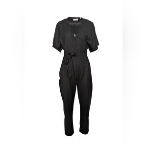 Billy Reid Black Silk Jumpsuit size M